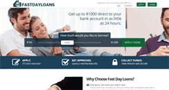 Desktop Screenshot of fastdayloans.com